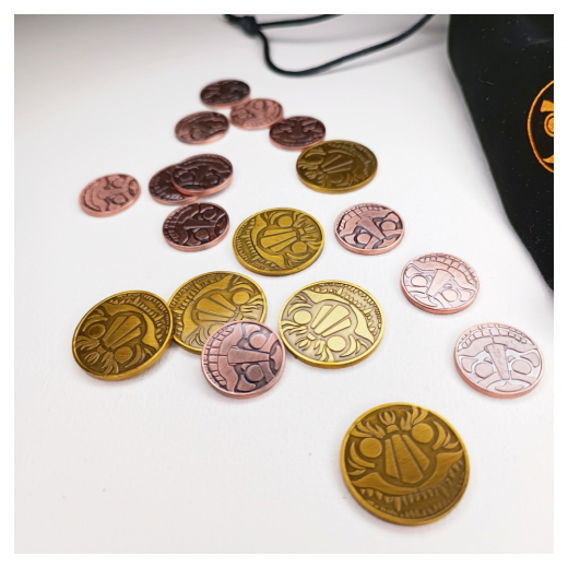 Beast: Metal Coins i gruppen SÄLLSKAPSSPEL / Tillbehör / Övriga hos Spelexperten (ZG-SM-02)