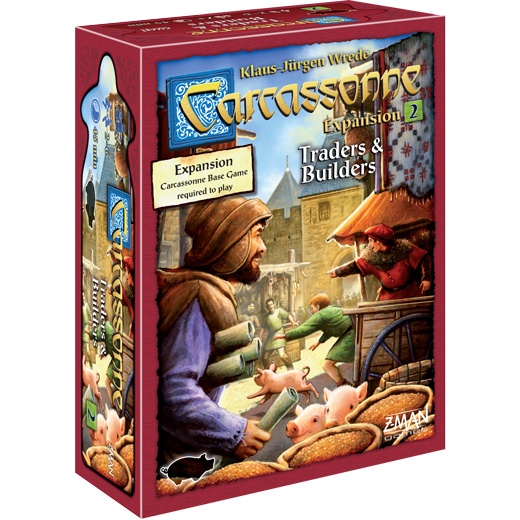 Carcassonne: Traders & Builders (Exp.) (Eng) i gruppen SÄLLSKAPSSPEL hos Spelexperten (ZMG78102)