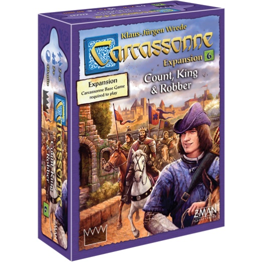 Carcassonne: Count, King & Robber (Exp) (Eng) i gruppen SÄLLSKAPSSPEL / Expansioner hos Spelexperten (ZMG7816)