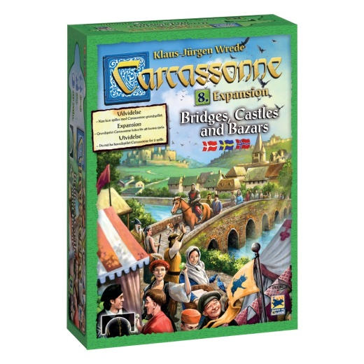 Carcassonne: Bridges, Castles, & Bazaars (Exp.) (Swe.) i gruppen SÄLLSKAPSSPEL hos Spelexperten (ZMGZM7818-se)