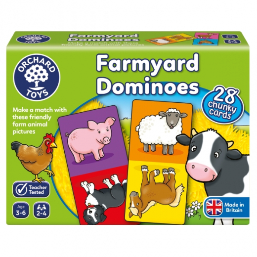 Farmyard Dominoes i gruppen SÄLLSKAPSSPEL / Pedagogiska spel hos Spelexperten (f-077)