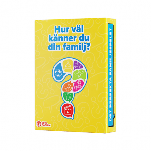 Hur väl känner du din familj? i gruppen SÄLLSKAPSSPEL / Kortspel hos Spelexperten (spelfabrik004)