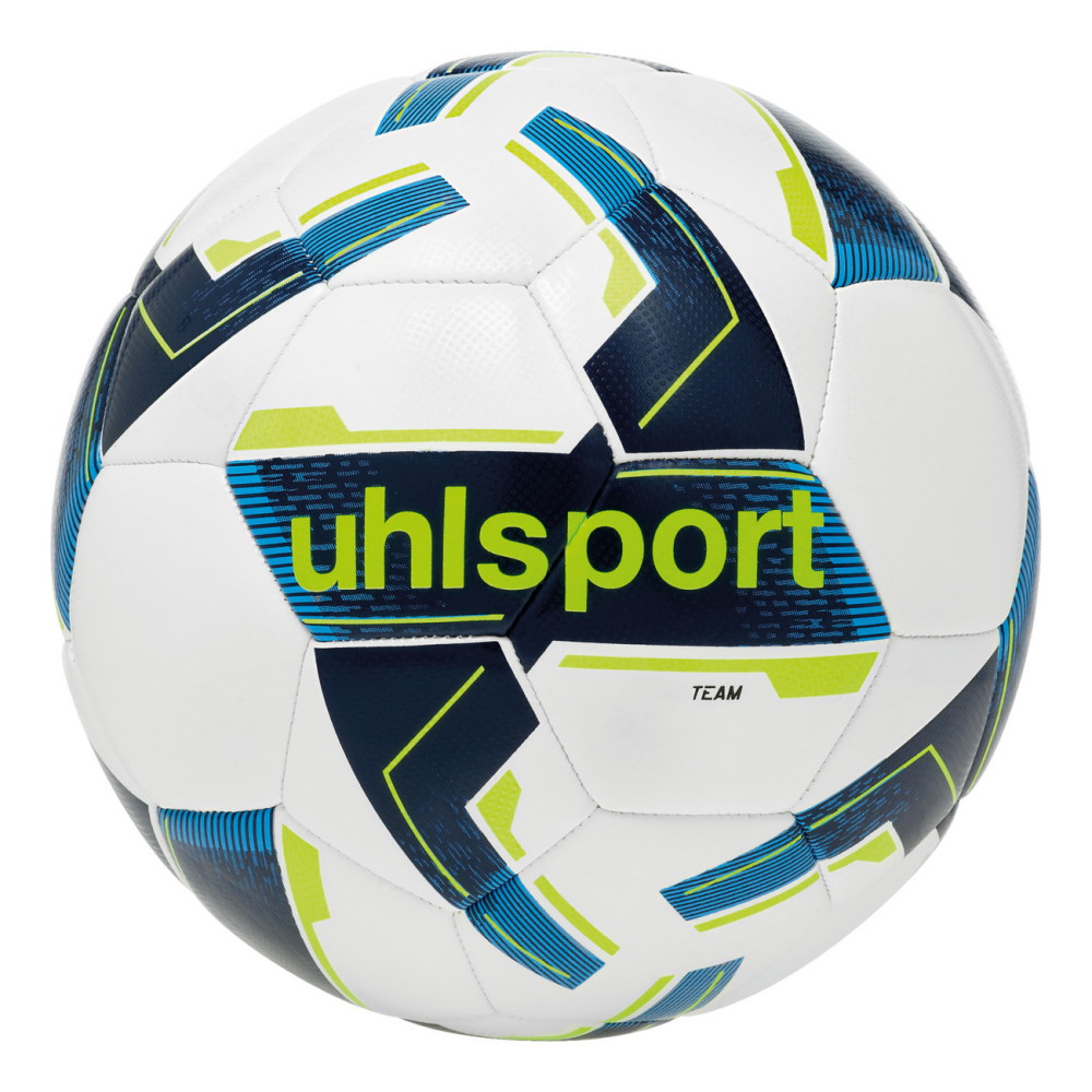uhlsport Team Vit/Navy/Gul sz 4