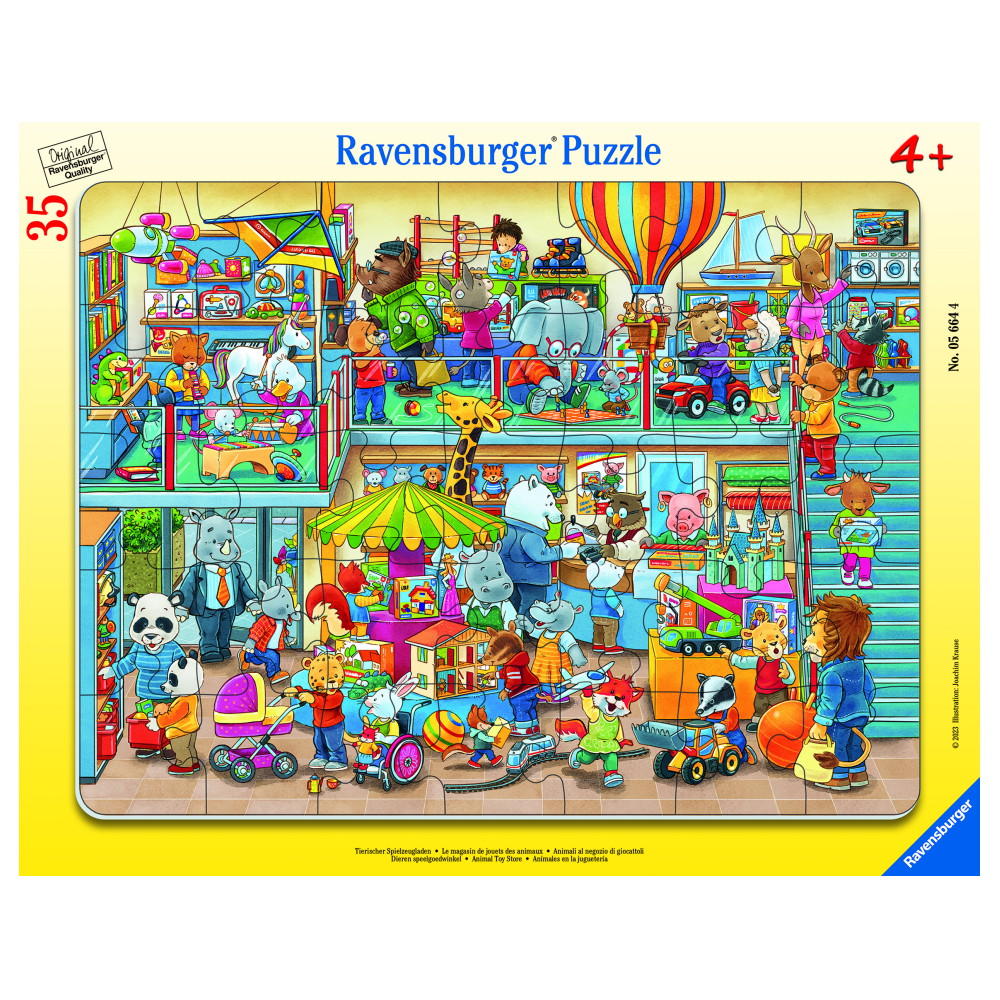Ravensburger Rampussel: Animal Toy Shop - 35 Bitar