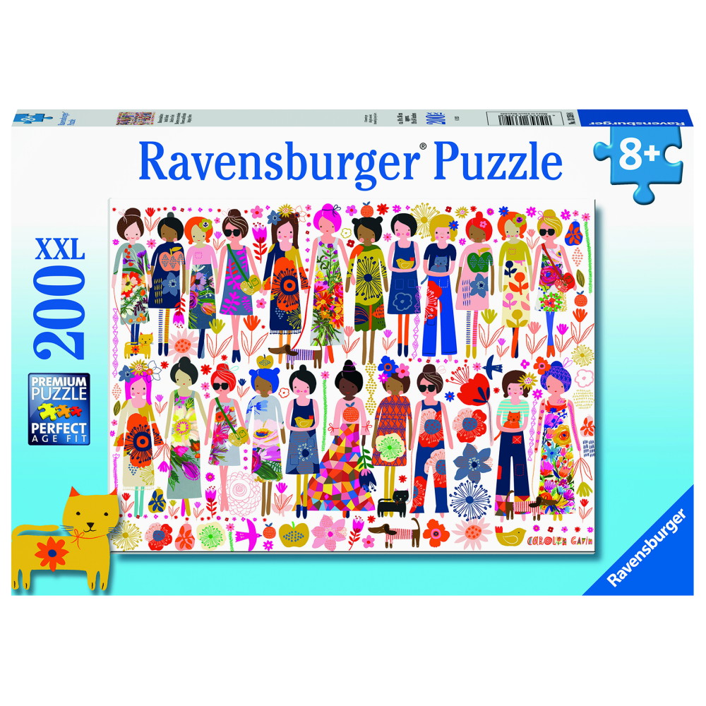 Ravensburger pussel: Flowers And Friends XXL 200 Bitar