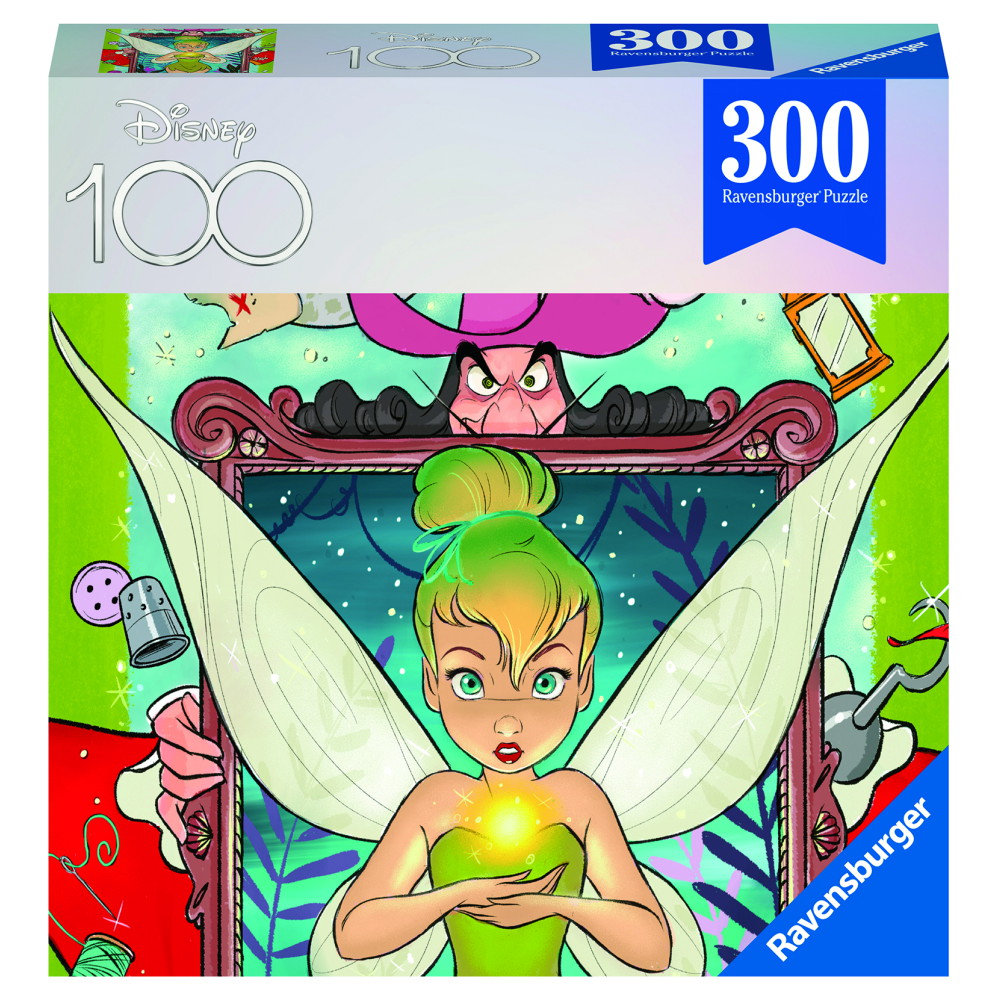Ravensburger Pussel: Disney 100 Years Tinkerbell 300 Bitar