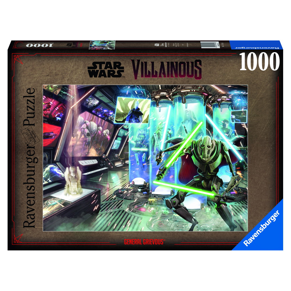 Ravensburger Pussel: Star Wars Villainous General Grievous 1000 Bitar
