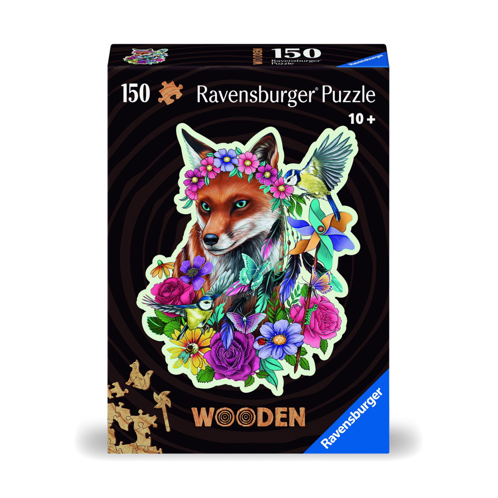 Ravensburger Pussel: Wooden Fox 150 Bitar