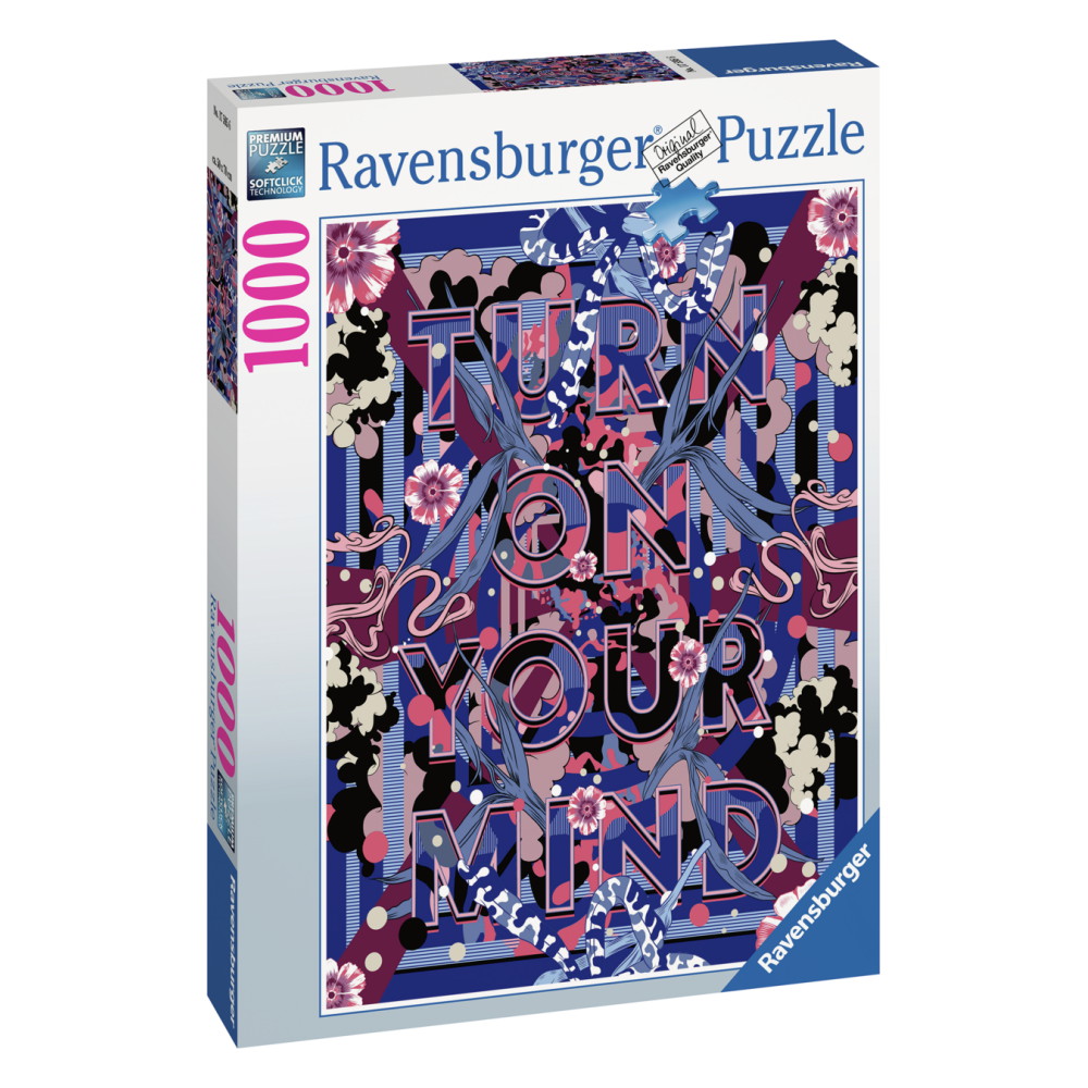 Ravensburger Pussel: Turn On Your Mind 1000 Bitar