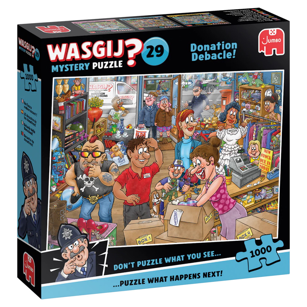 Wasgij? Mystery #29 - Donation Debacle! 1000 Bitar