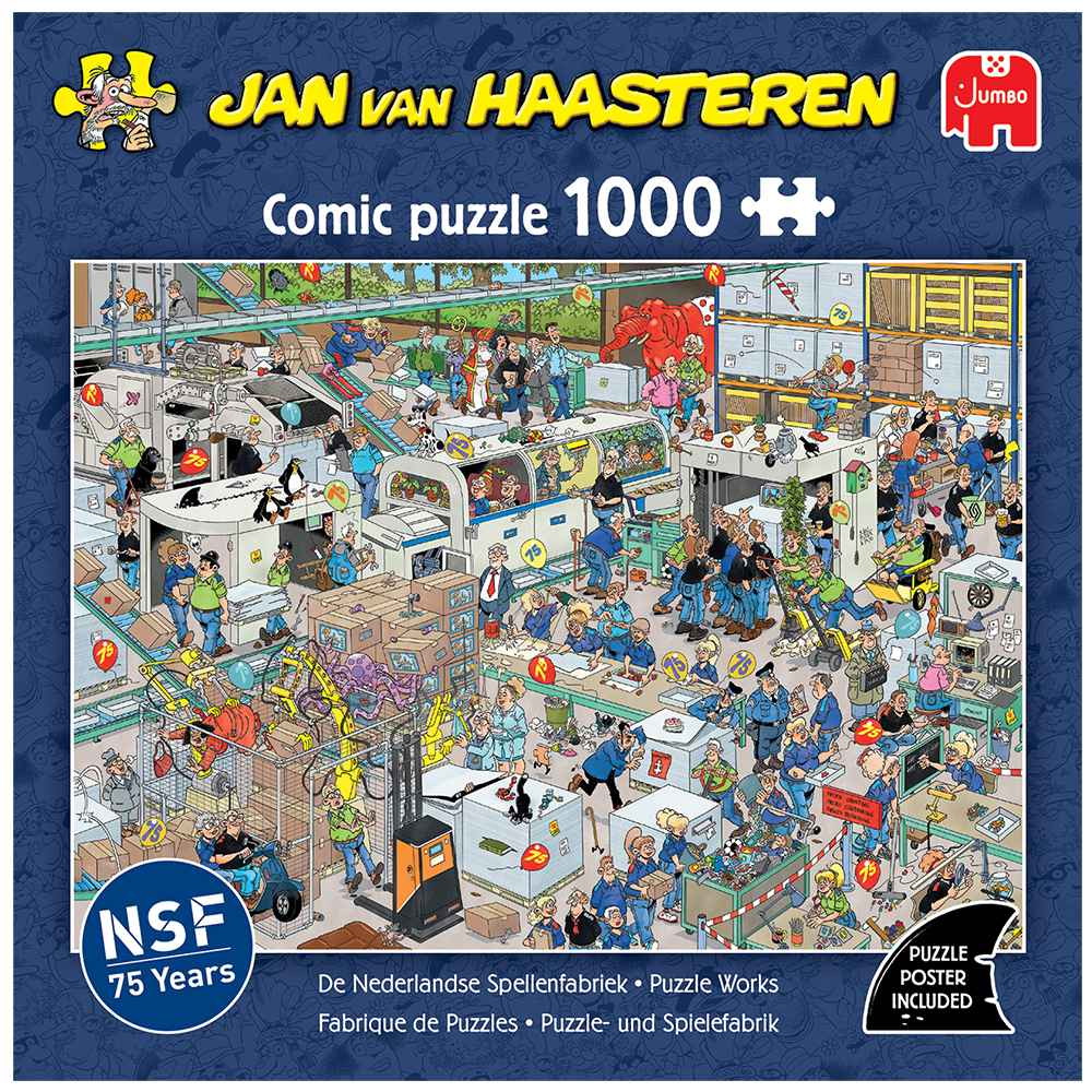 Jan van Haasteren Pussel: Puzzle Works 1000 Bitar