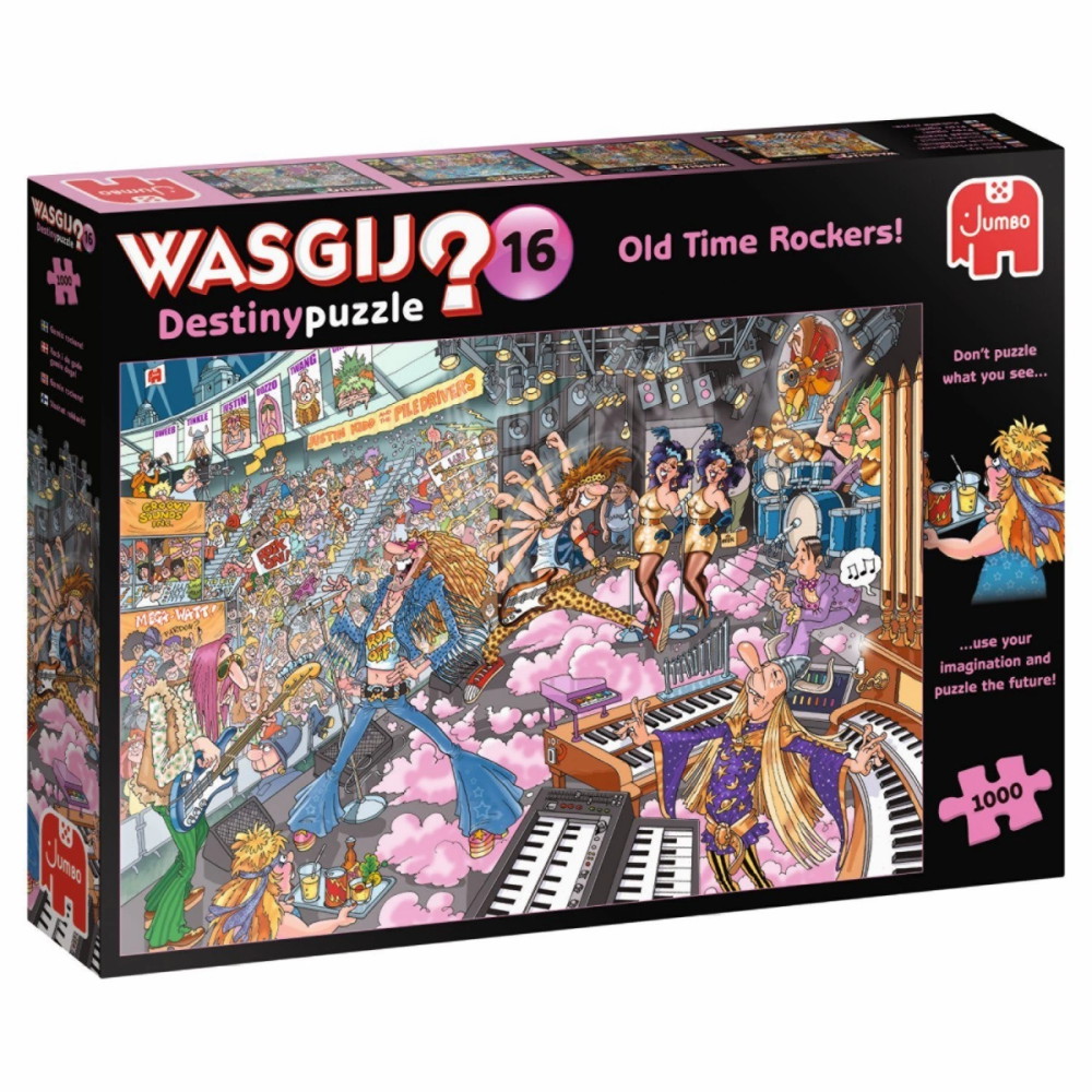 Wasgij? Destiny #16 - Old Time Rockers! 1000 Bitar