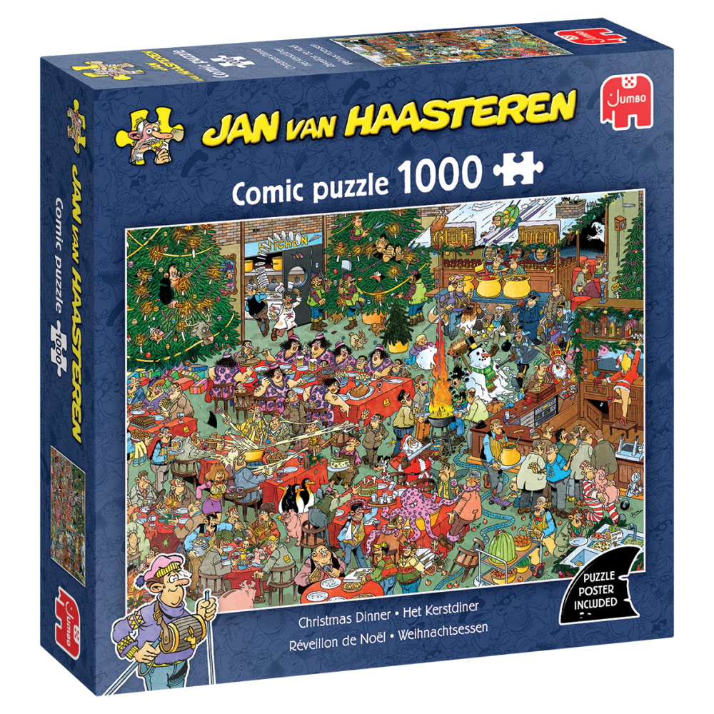 Jan van Haasteren Pussel - Christmas Dinner 1000 Bitar