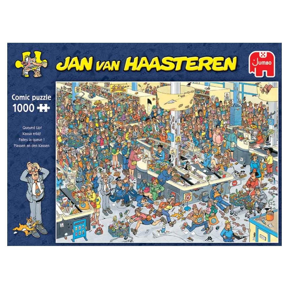Jan van Haasteren - Queued Up! 1000 Bitar