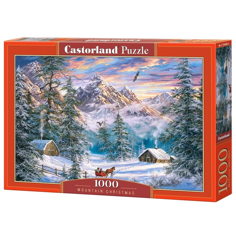 Castorland - Mountain Christmas 1000 Bitar