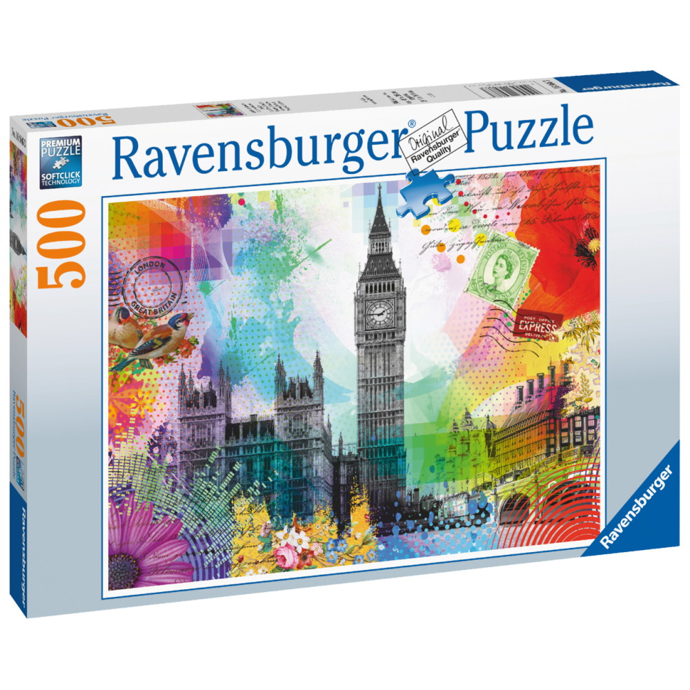 Ravensburger Pussel: London Postcard 500 Bitar