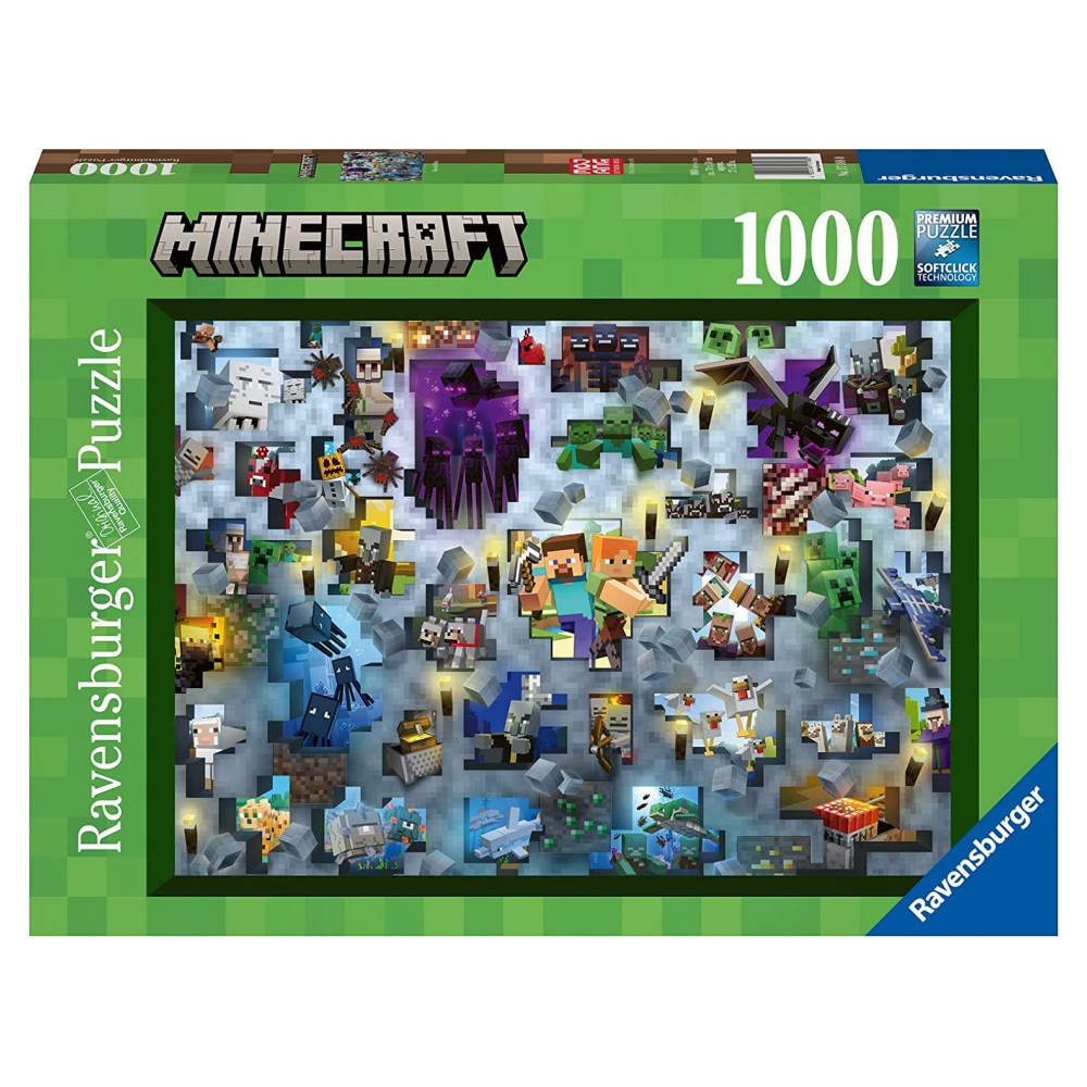 Ravensburger Pussel: Minecraft Mobs 1000 Bitar