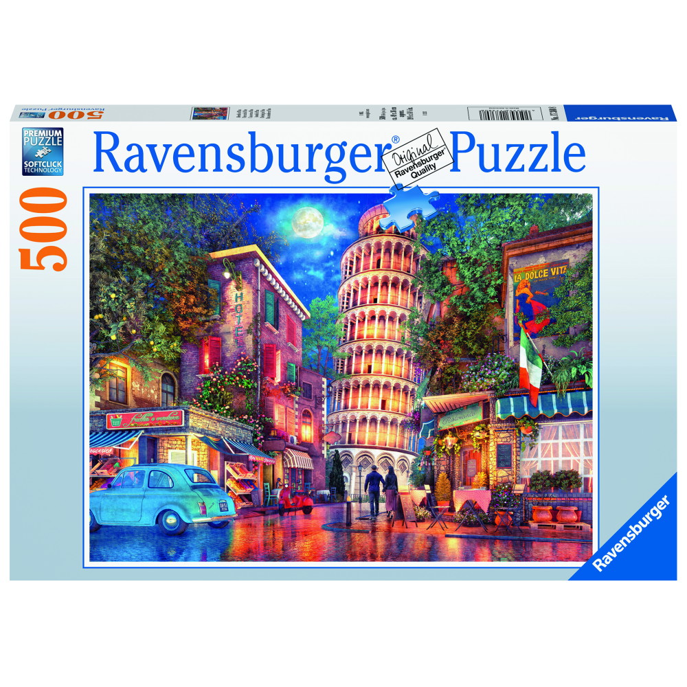 Ravensburger Pussel: Streets Of Pisa 500 bitar