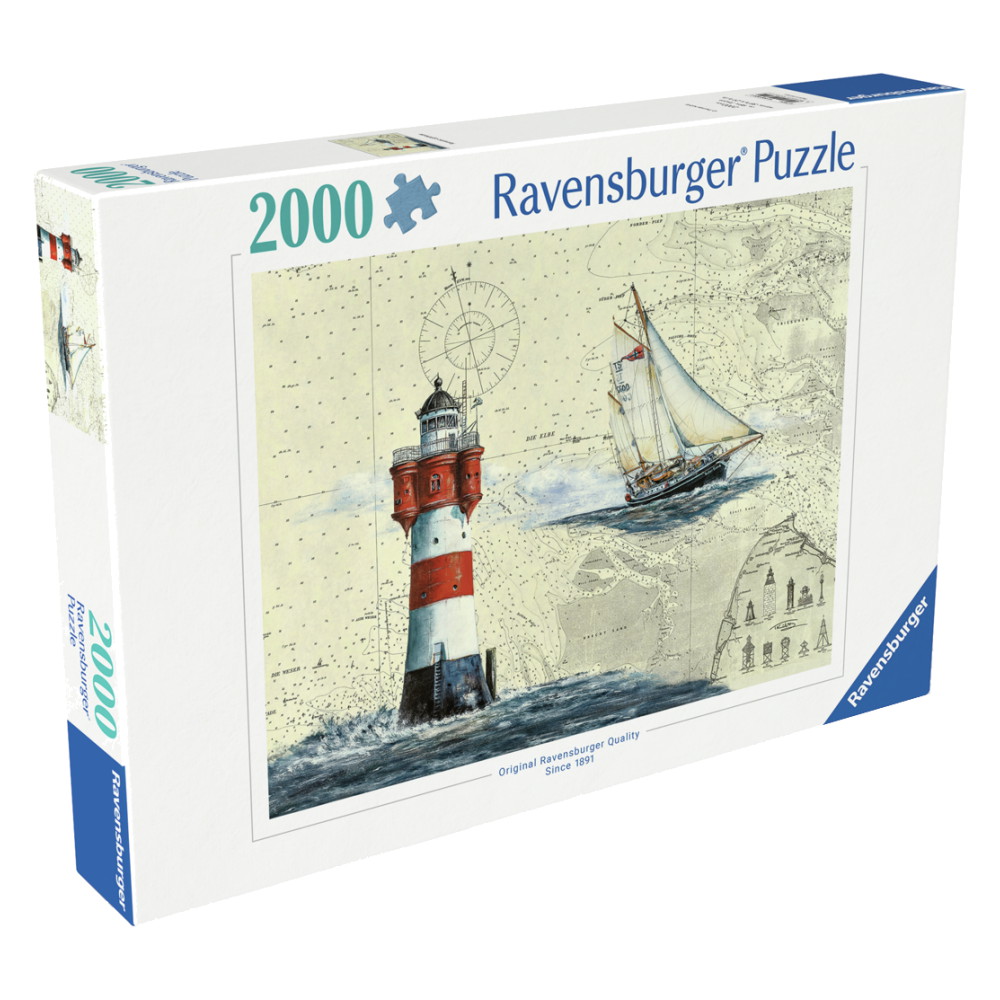Ravensburger Pussel: Romantic Lighthouse 2000 Bitar