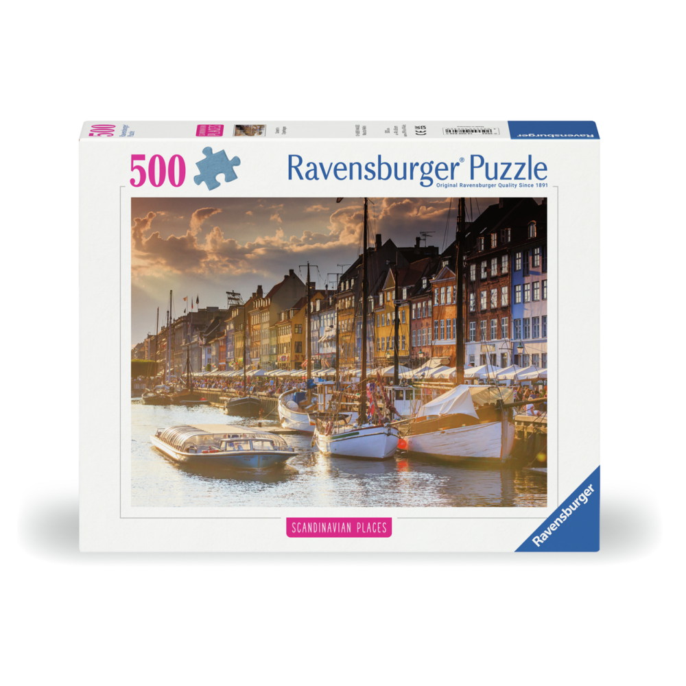 Ravensburger Pussel: Sunset In Copenhagen 500 Bitar