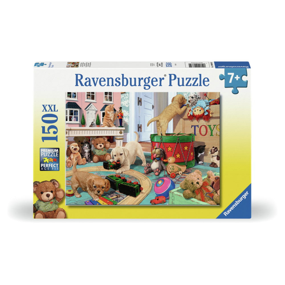 Ravensburger Pussel: Little Paws Playtime 150 XXL Bitar