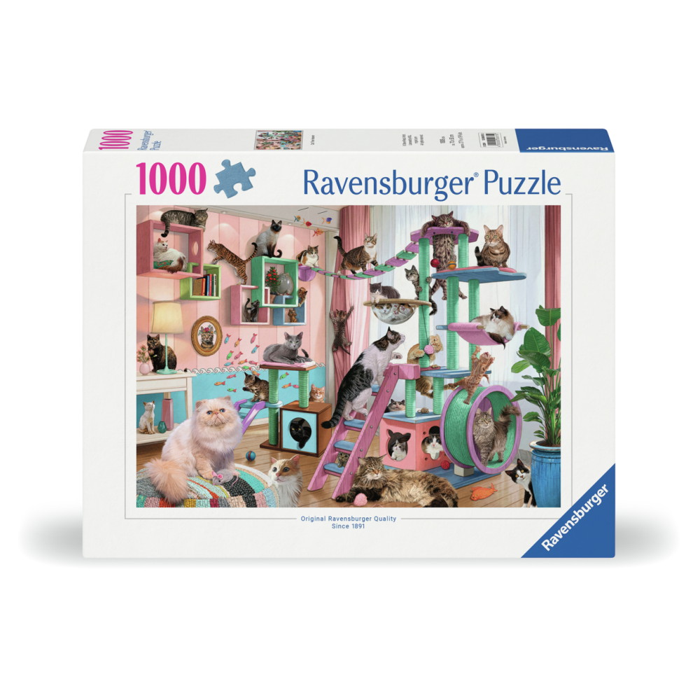Ravensburger Pussel: Cat Tree Heaven 1000 Bitar