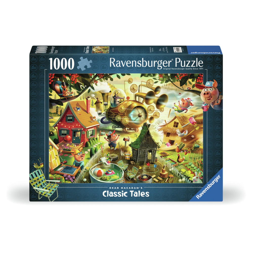 Ravensburger Pussel: Look Out Little Pigs 1000 Bitar