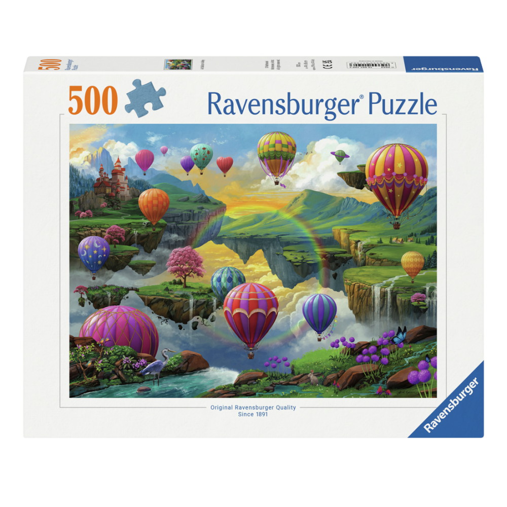 Ravensburger Pussel: Air Balloon Valley 500 Bitar