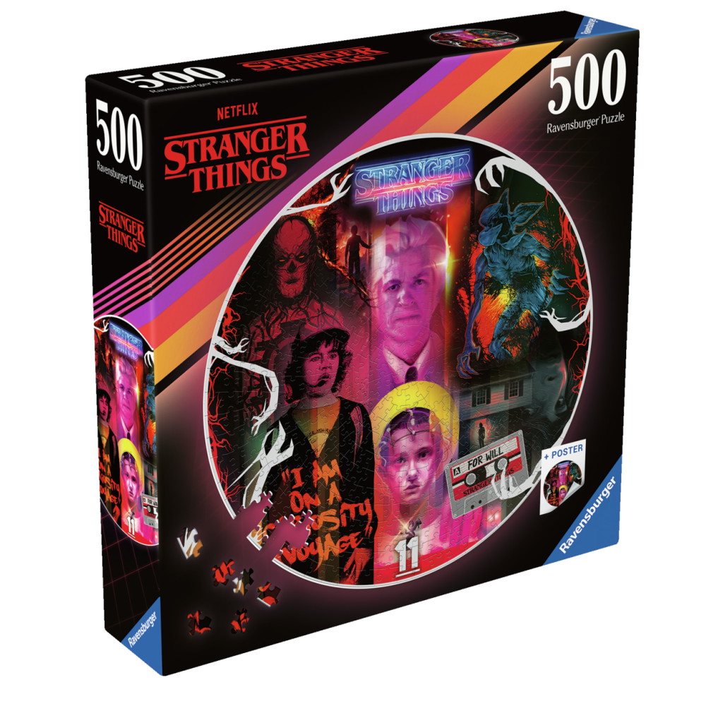 Ravensburger Pussel: Stranger Things Friends Don't Lie 500 Bitar