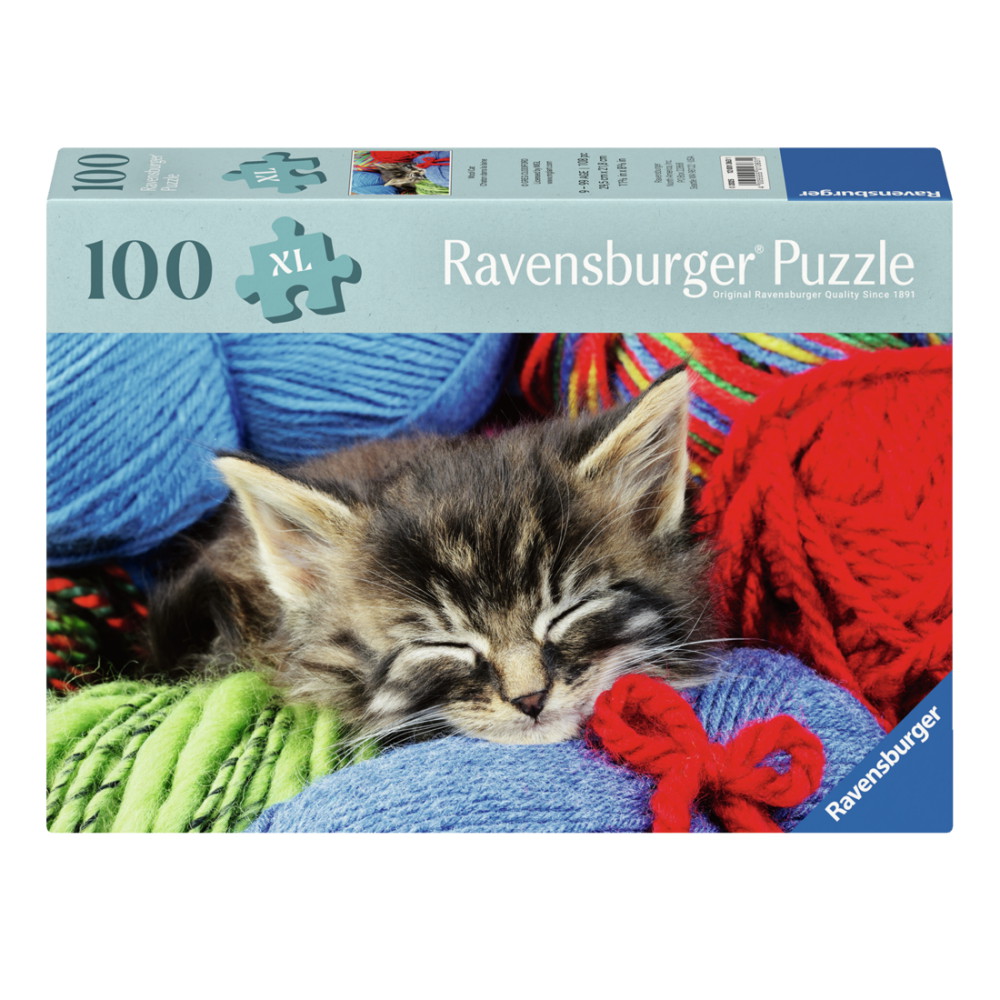Ravensburger Pussel: Wool Cat 100 XL Bitar