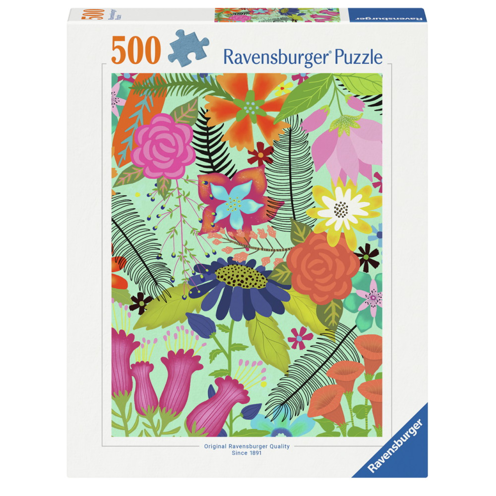 Ravensburger Pussel: Flower Jungle 500 Bitar