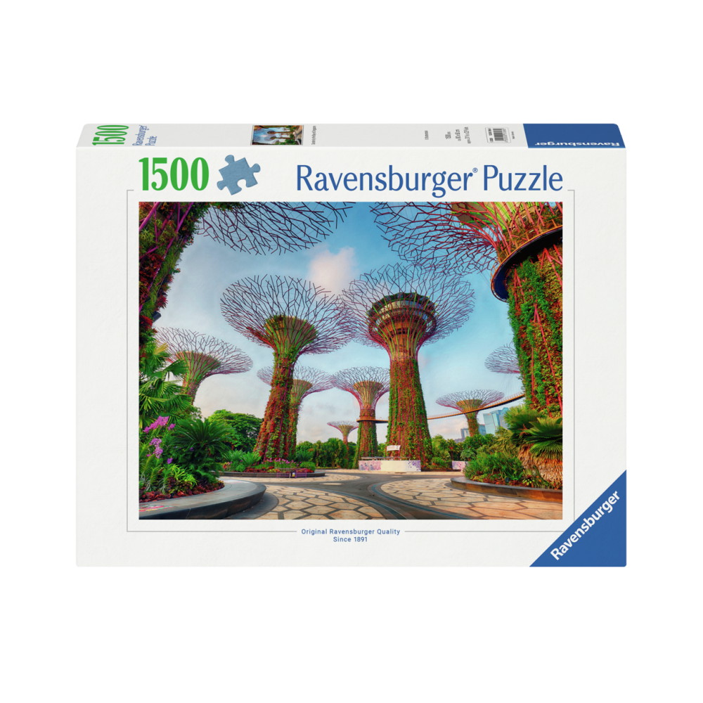 Ravensburger Pussel: Garden By The Bay At Singapore 1500 Bitar