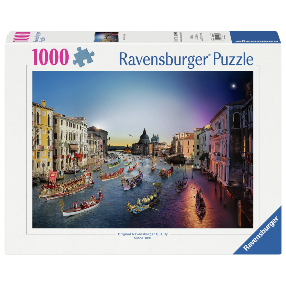 Ravensburger Pussel: Venice Day to Night 1000 Bitar