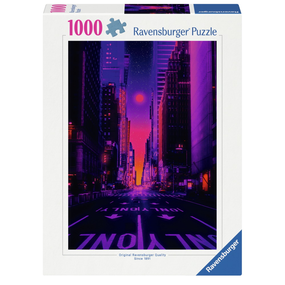 Ravensburger Pussel: New York In Neon 1000 Bitar