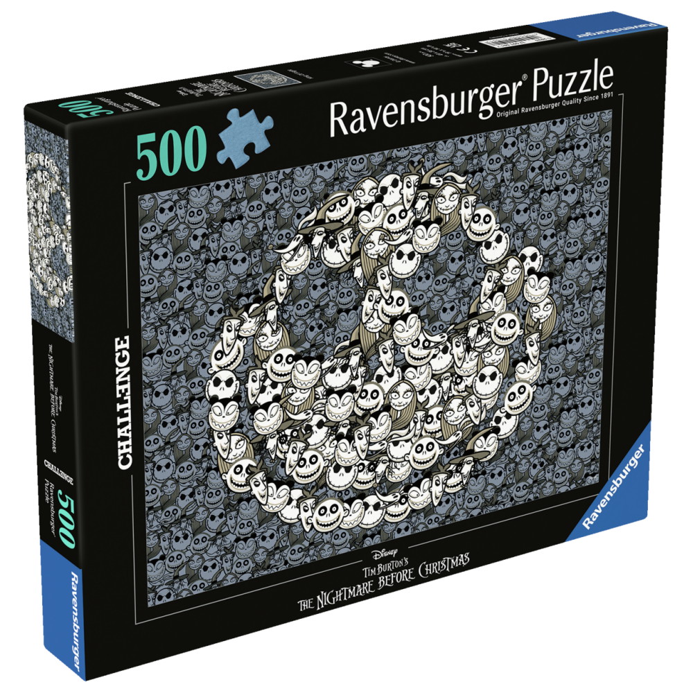 Ravensburger Pussel: Nightmare Before Christmas - King Of Fright 500 Bitar