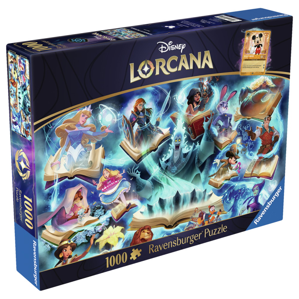 Ravensburger Pussel: Disney Lorcana - Glimmers of the Realm: Sapphire 1000 Bitar