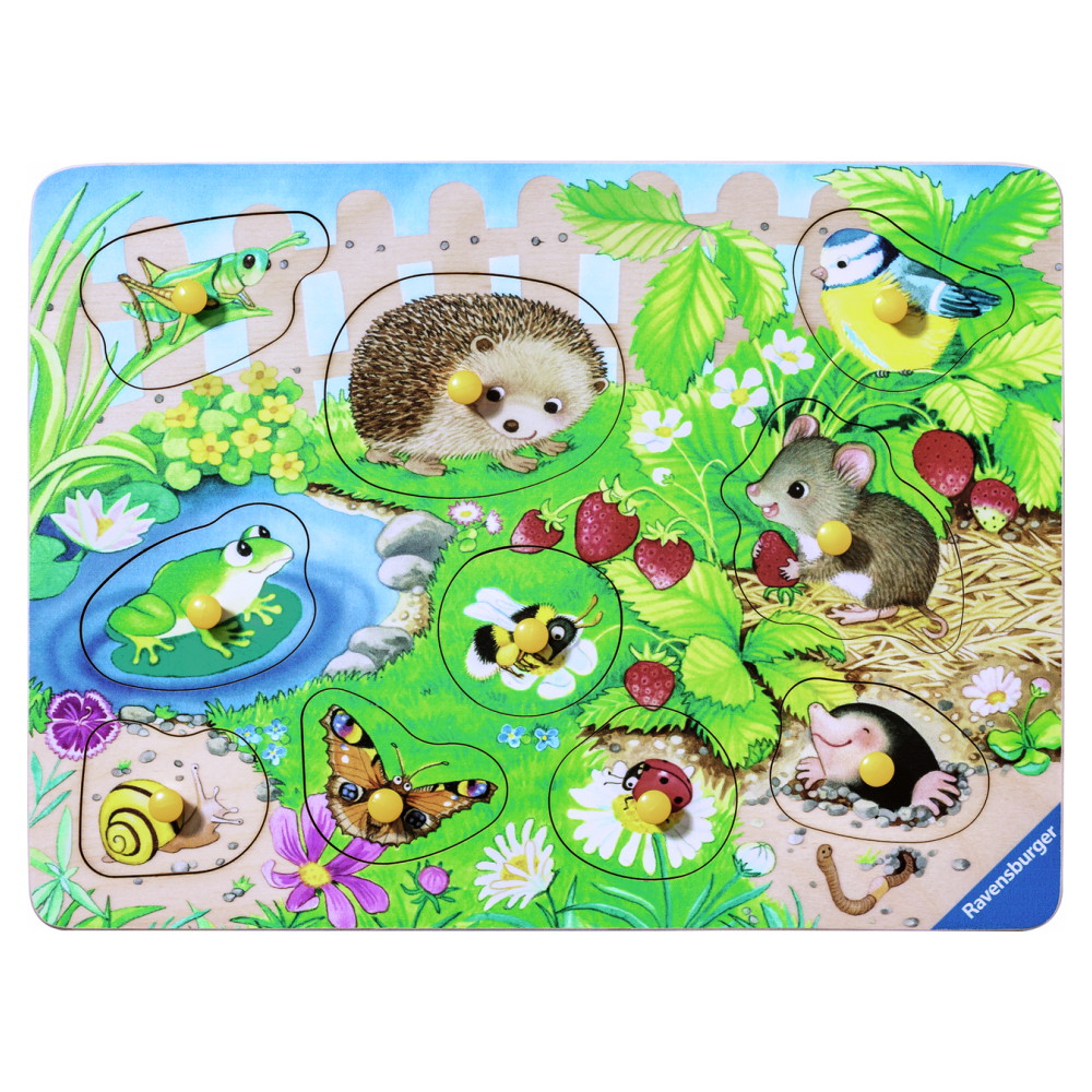 Mitt första träpussel - Djur 10 Bitar