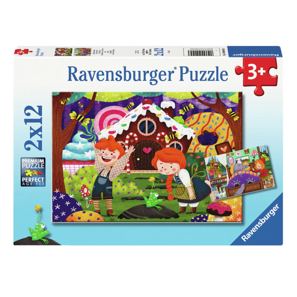 Ravensburger Pussel: Fairy Tales 2x12 Bitar