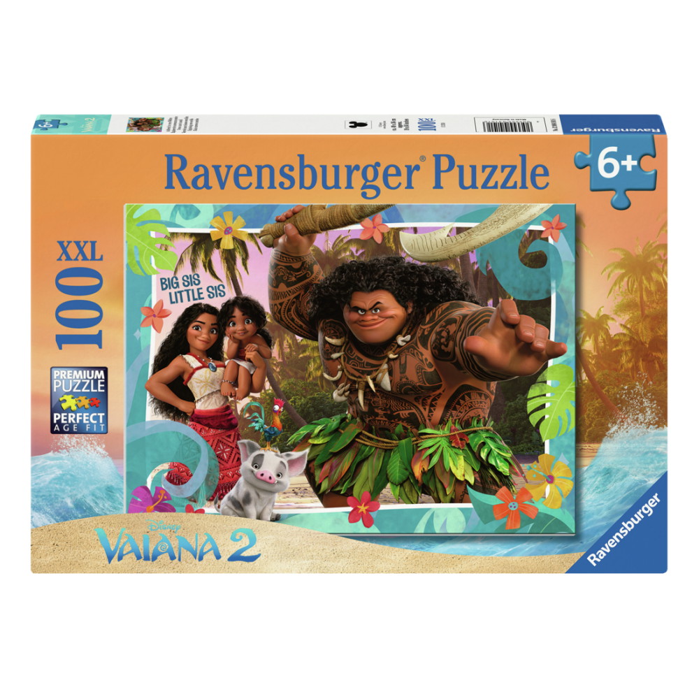 Ravensburger Pussel: Disney Vaiana 2 100 XXL Bitar
