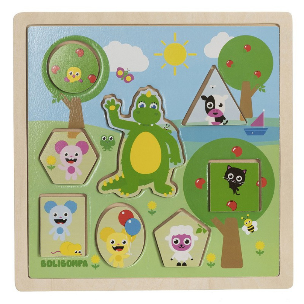 Bolibompa 2-i-1 Sommar & Vinter pussel 8 Bitar