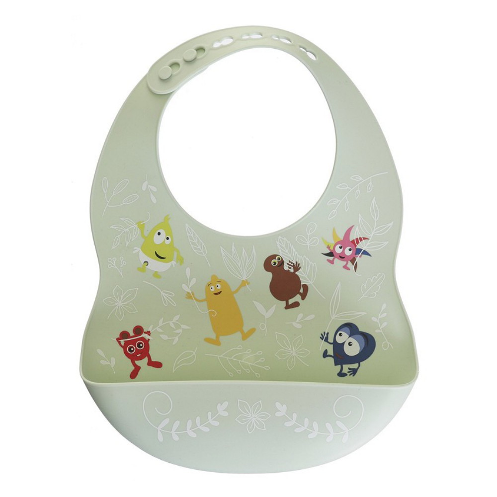 Teddykompaniet - Babblarna- Silikonhaklapp, I naturen