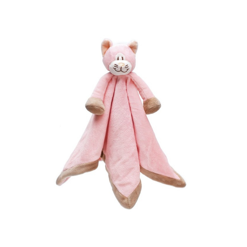 Teddykompaniet - Diinglisar Snuttefilt Katt, Rosa