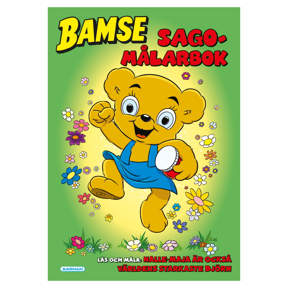 Bamse Sagomålarbok - Nalle-maja Är Också Världens Starkaste Björn