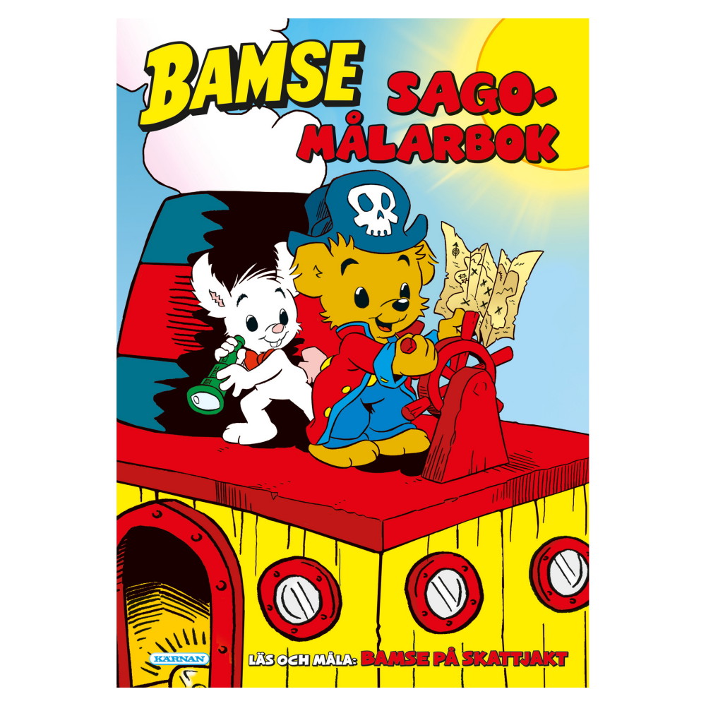 Bamse Sagomålarbok - Bamse På Skattjakt