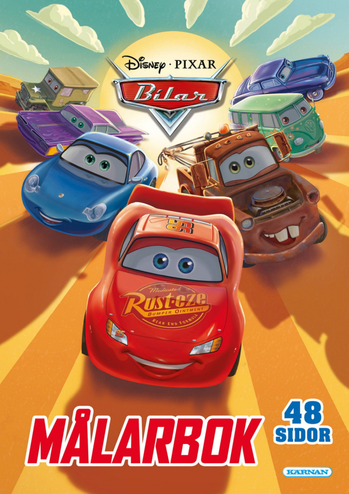 Målarbok - Bilar