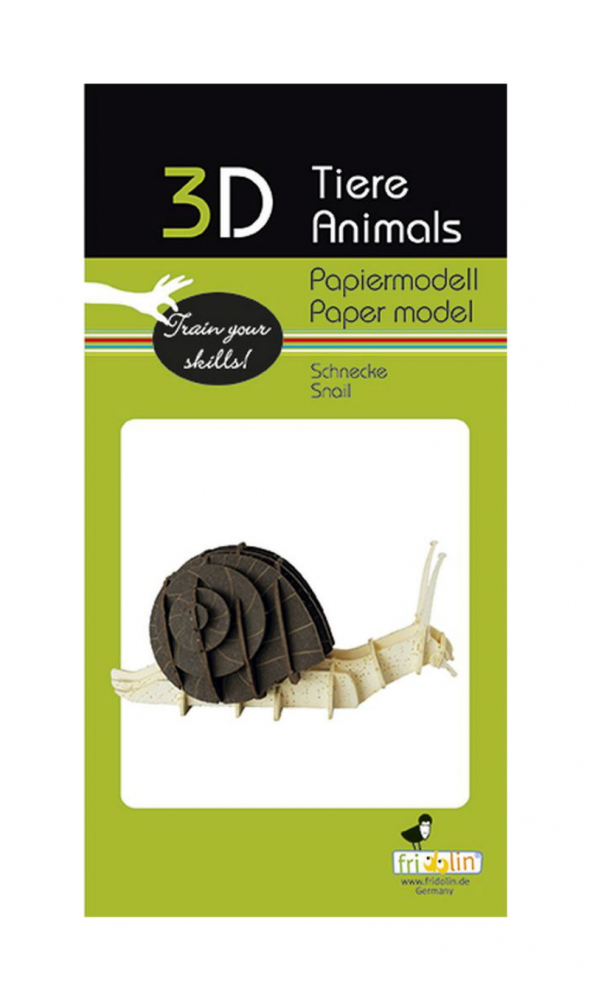 3D papperspussel, Snigel