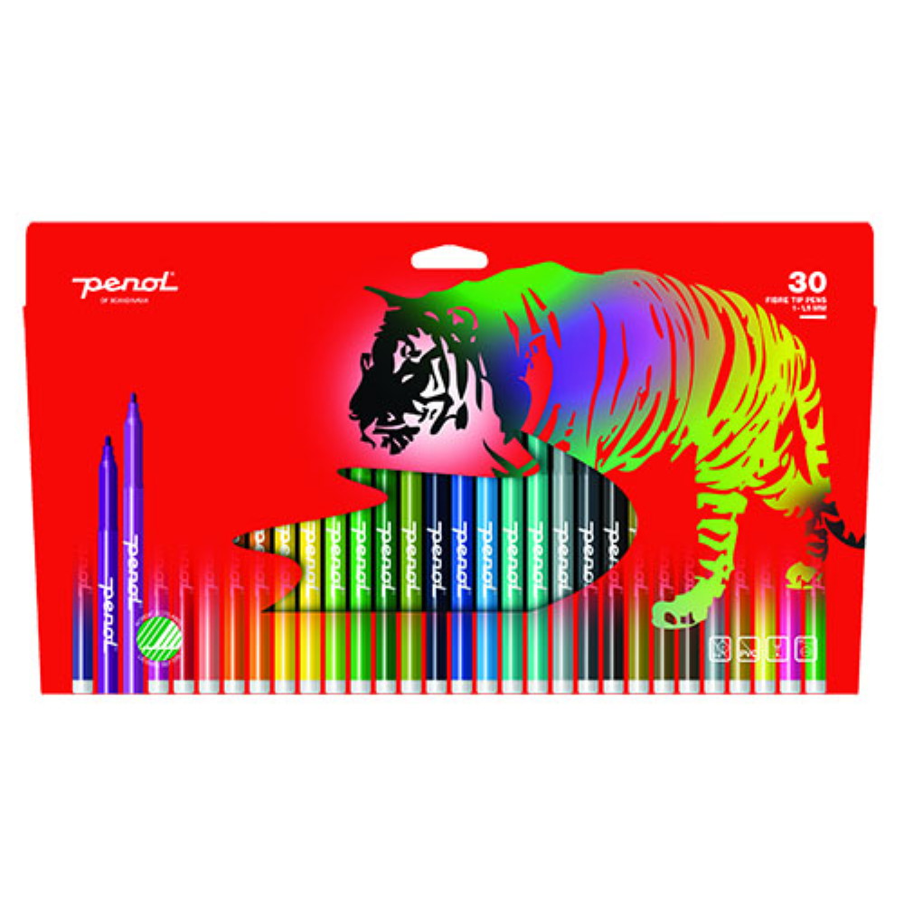 Penol Fiberpennor 30-pack