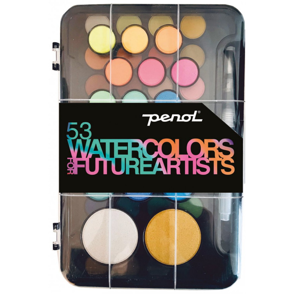 Penol Future Artists Akvarellfärg 53 Färger
