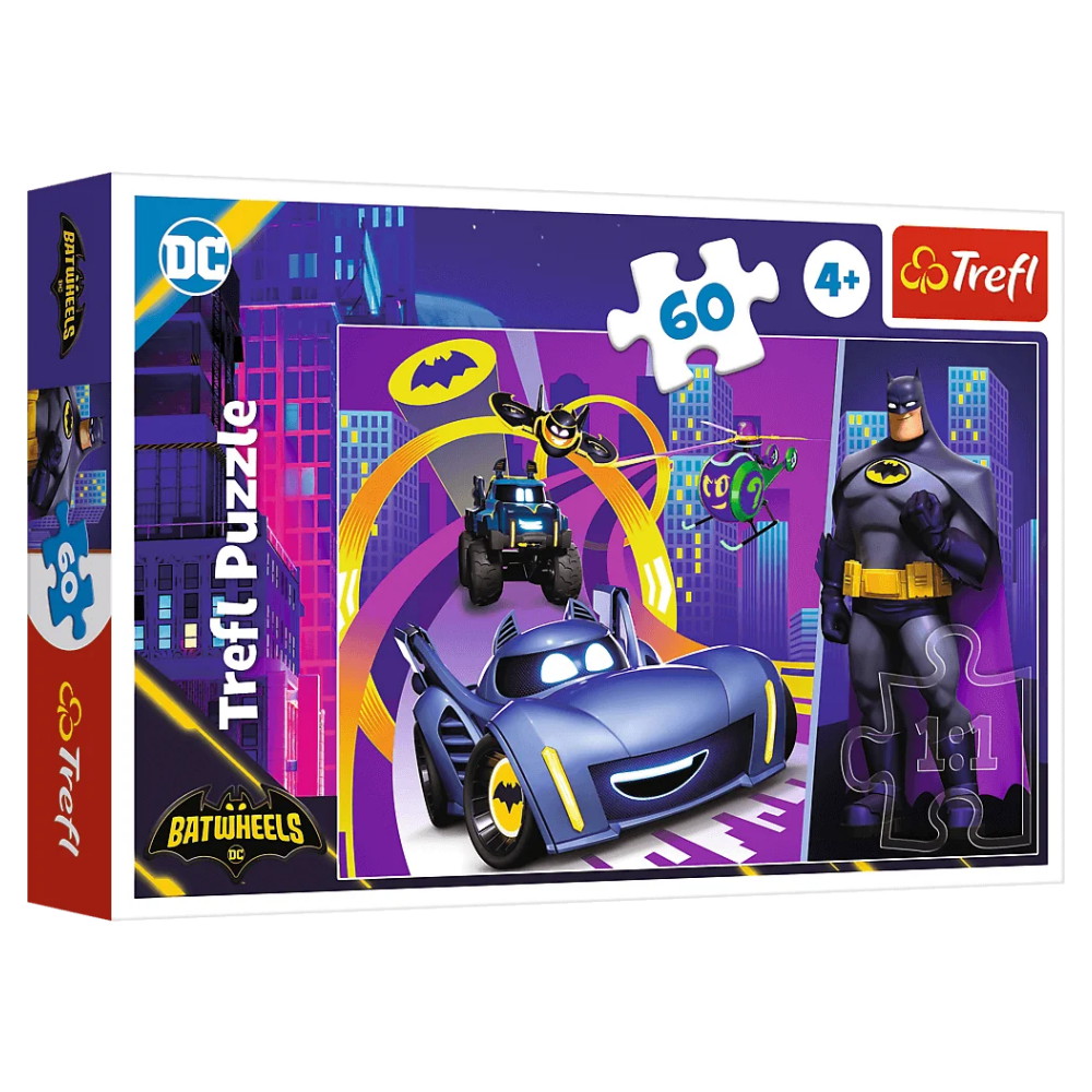 Trefl Pussel DC Batwheels 60 Bitar