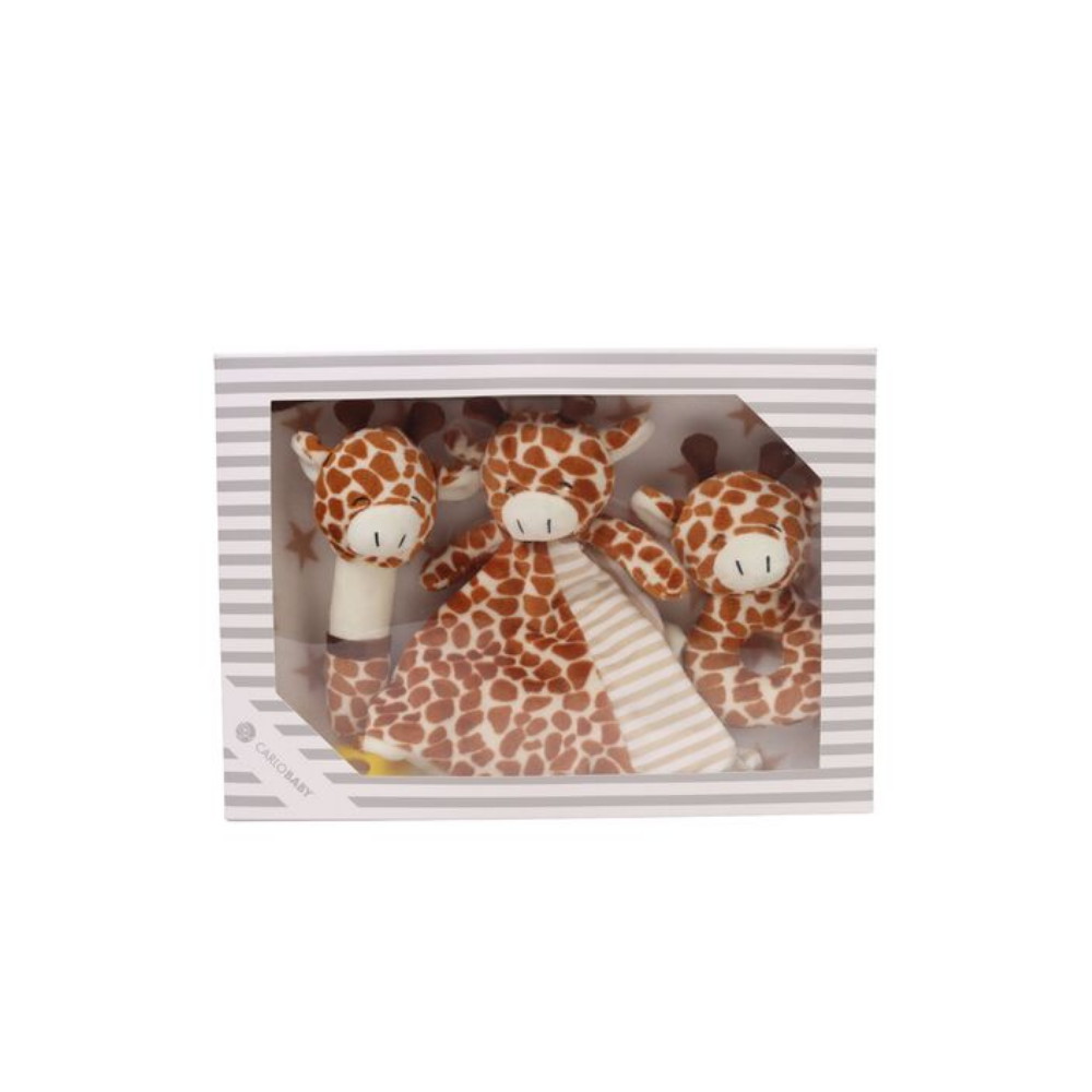 Fleecefilt - Giraffe Set